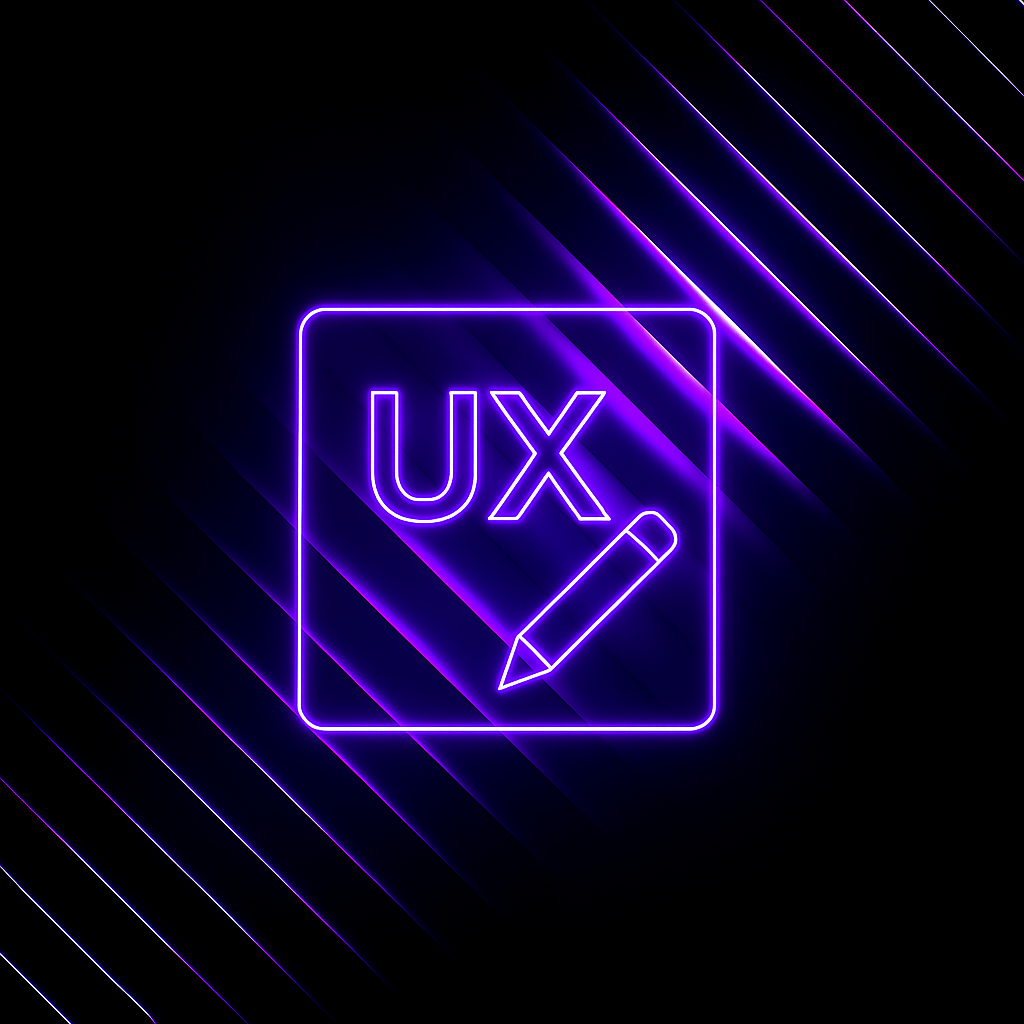 Ikona UX analýzy zlepšující použitelnost a zvyšující konverze webu.